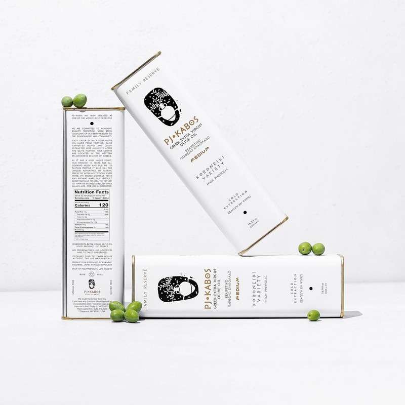 High Phenolic Greek EVOO Tins: 3x16.9oz, 2025/26 Harvest, Koroneiki, Kosher gallery