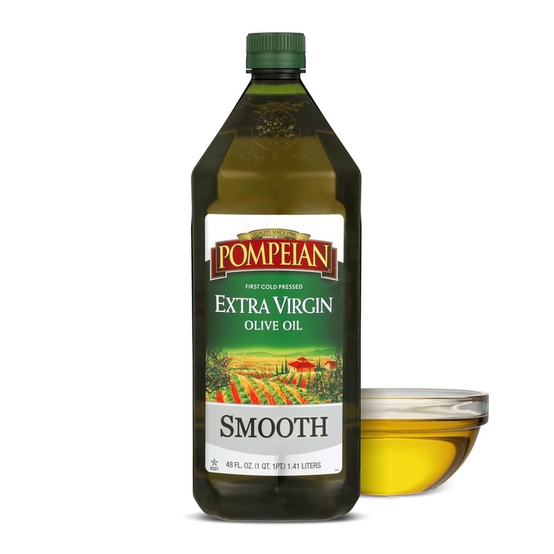 Extra Virgin Olive Oil 48oz Cold Pressed for Cooking and Baking Soap Free Kos... gallery