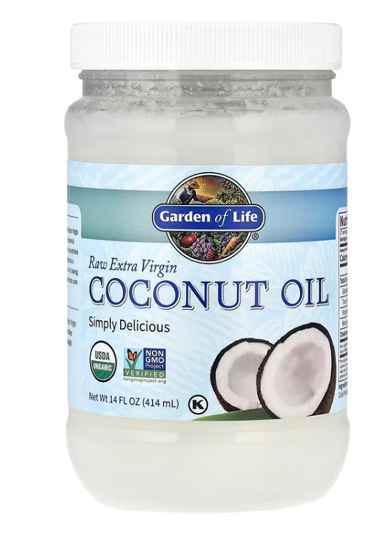 Garden of Life Raw Extra Virgin Coconut Oil, 14 fl oz (414 ml)