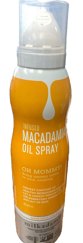 (6) Milkadamia – Oh Mommy! Macadamia Oil Spray, 4.7oz All-Natural, Artisanal
