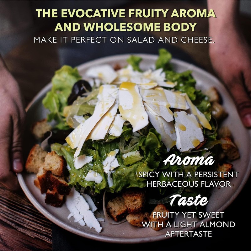 Frantoia Extra Virgin Olive Oil from Italy - Fruity Unfiltered Cold Extracted... gallery