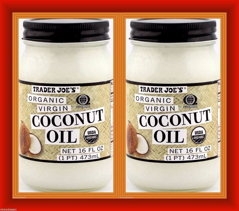 2 x Trader Joe’s ORGANIC Coconut Oil 32 ounce Total -PARVE