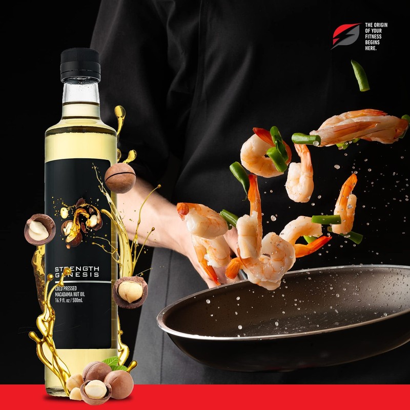 Australian Macadamia Nut Oil, Cold-Pressed Macadamia Oil for Cooking, 500-Mil... gallery
