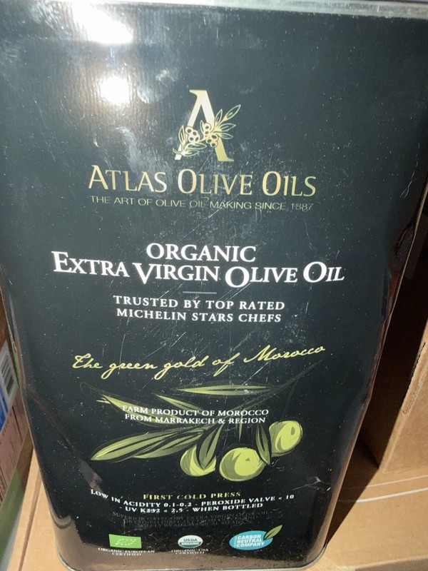 3 LT Organic Cold Press Extra Virgin Olive Oil with Polyphenol Rich from Morocco