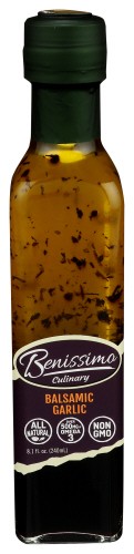 Benissimo Balsamic Garlic Oil 8.1 oz (Pack of 6)
