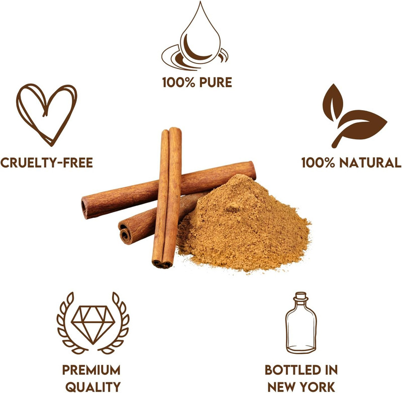 Premium Cinnamon Oil 4 Fl Oz with Huge Dropper and Sprayer - 100% Pure, Natural gallery