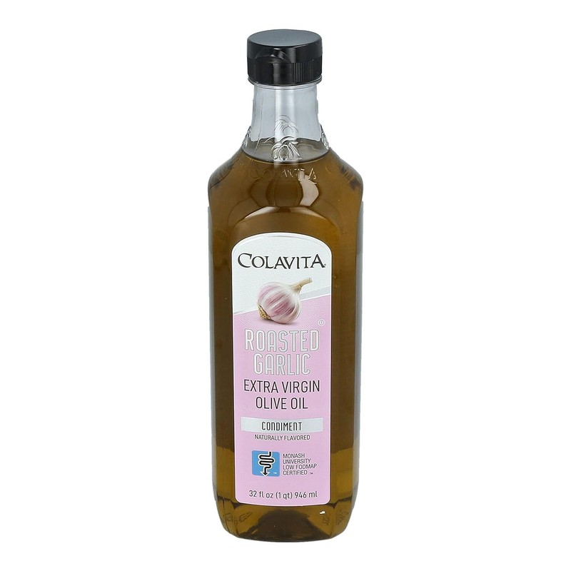 Colavita Roasted Garlic Extra Virgin Olive Oil, Low FODMAP, 32 Fl Oz (Pack of 1) gallery