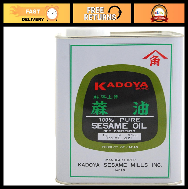Sesame Oil 56oz – Pure, Natural Cooking Oil for Healthy Recipes & Dressings
