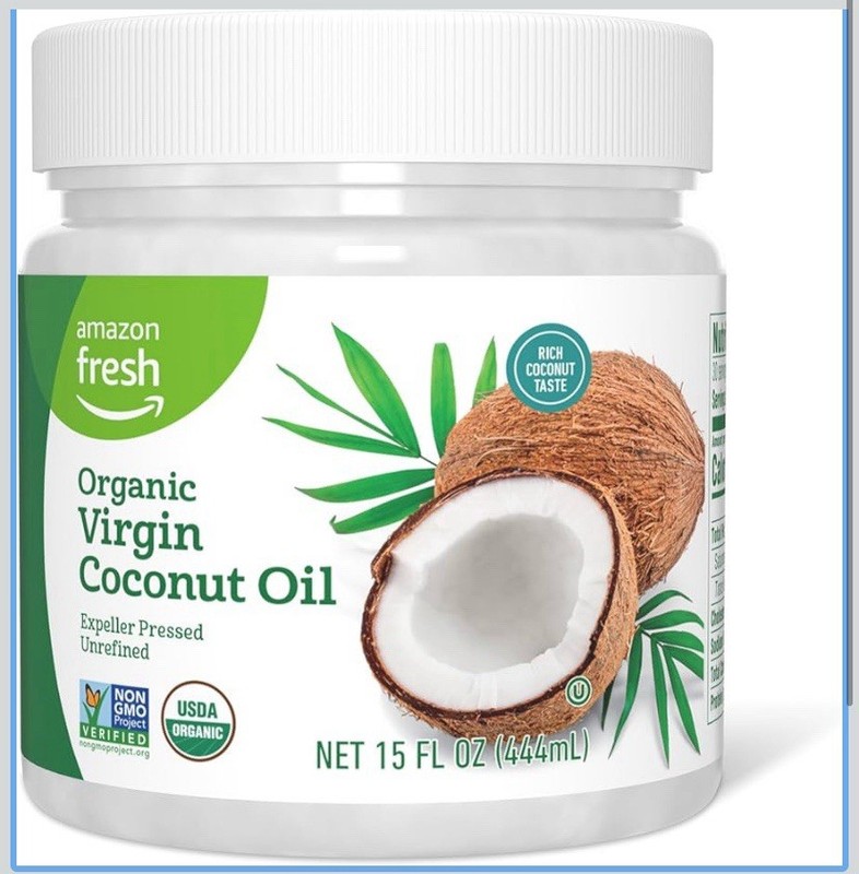 New Amazon Fresh, Organic Virgin Coconut Oil, 15 Fl Oz