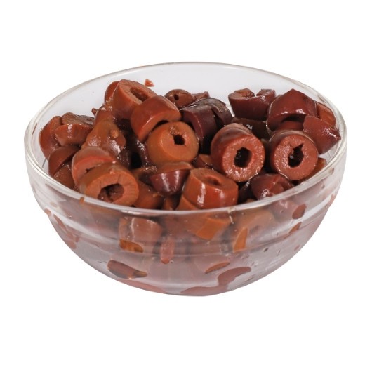 Savor Imports Kalamata Olive Slices Bulk, 2 Kilogram, 4 Per Case