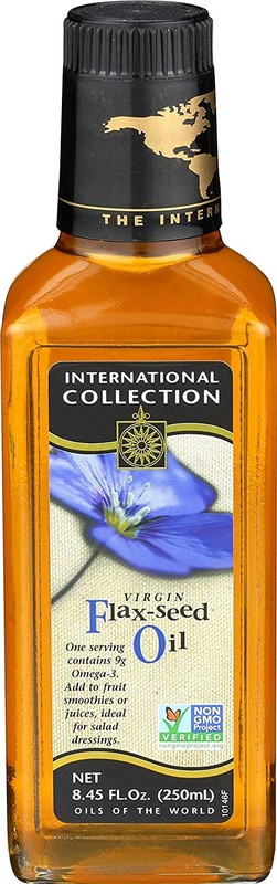 International Collection Virgin Flax Seed Oil, 8.45 Ounce