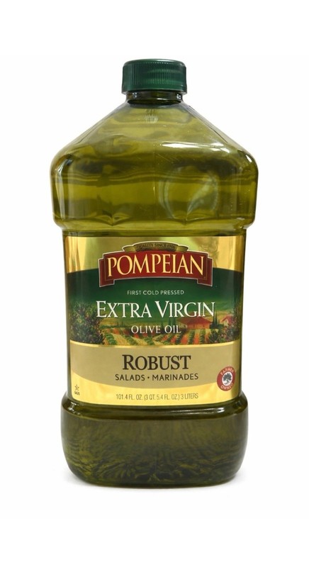 Pompeian Robust Extra Virgin Olive Oil Non GMO Project Verified 3L