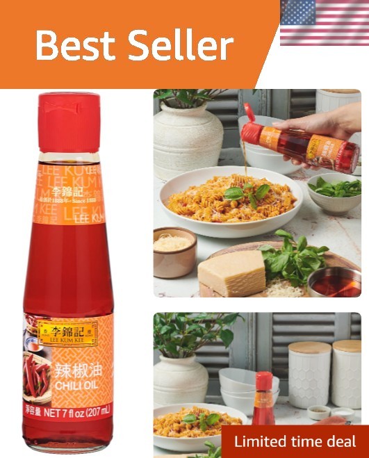Authentic 7 oz Chili Oil – Infused with Dried Chili Peppers & Soybean Oil
