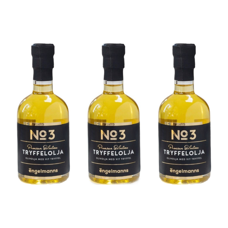 3x Engelmanns White Truffle Olive Oil 100ml Tuber magnatum 0.1% Gourmet Drizzle