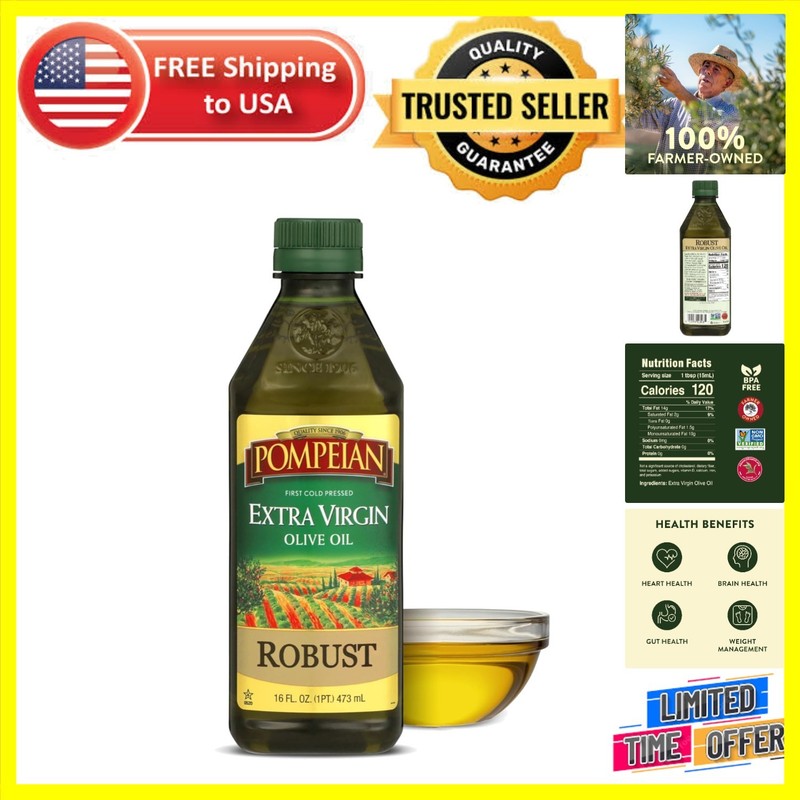 Farmer-Crafted Robust Extra Virgin Olive Oil – Perfect for Dressings & Marinades