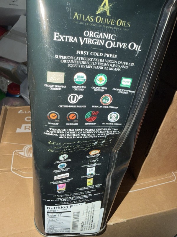 3 LT Organic Cold Press Extra Virgin Olive Oil with Polyphenol Rich from Morocco gallery