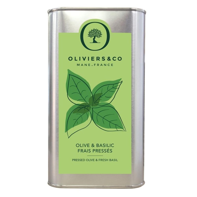 Cold Pressed Basil Olive Oil by Oliviers Co | Italian EVOO from Puglia | Gou…