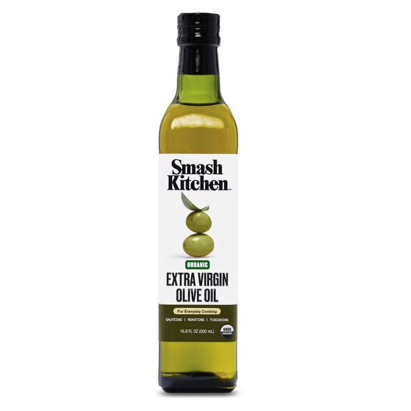 Extra Virgin Olive Oil Cold Pressed 16.9 fl oz Organic Unfiltered Rich Flavor