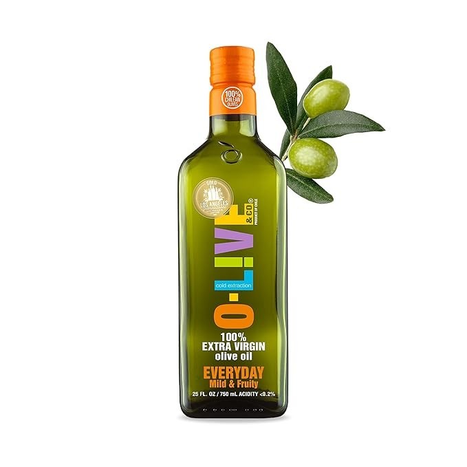 Extra Virgin Olive Oil 25 Fl Oz First Cold Pressed Glass Bottle Cooking Oil gallery