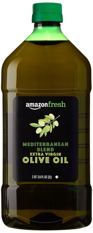 Fresh, Mediterranean Blend Extra Virgin Olive Oil, 2QT 3.6 Fl Oz (2L).