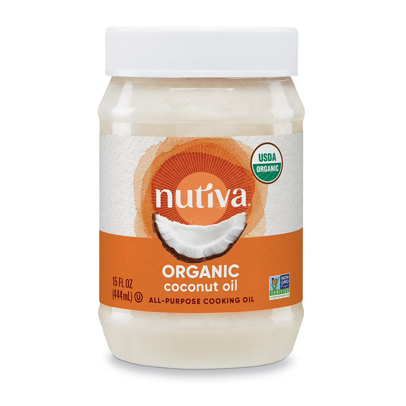 Nutiva Organic, Steam Refined Coconut Oil from non-GMO, 15 oz
