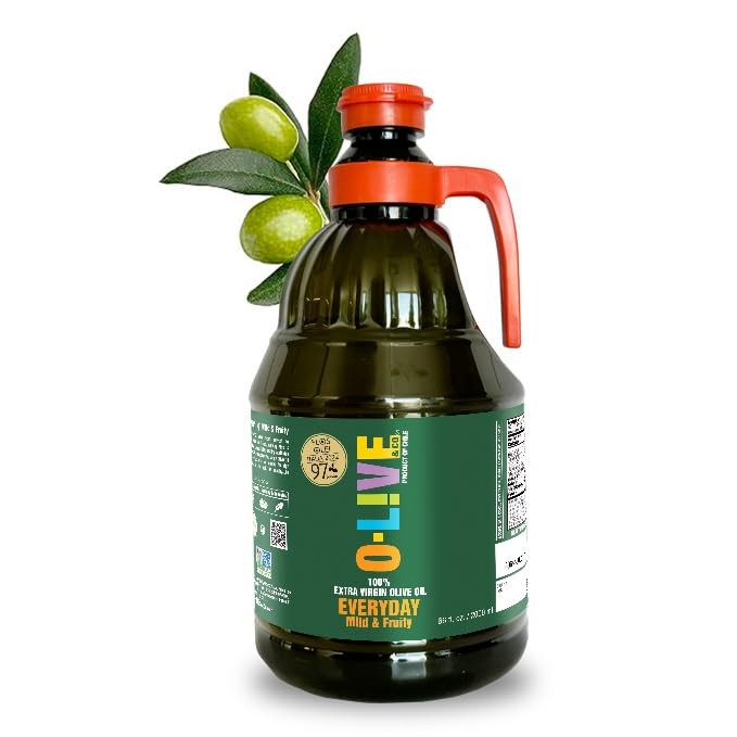 O-Live Co. Extra Virgin Olive Oil, First Cold Pressed, Smooth Fruity, Estat…