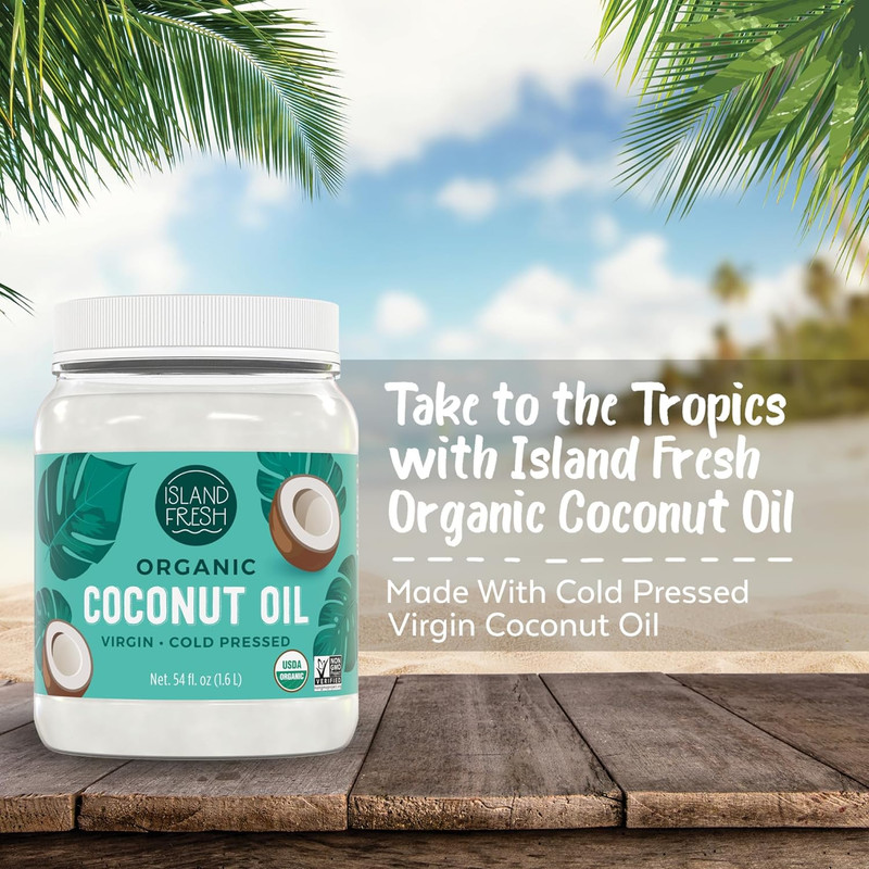 Organic Coconut Virgin Oils Cold Pressed Great f/ Skin & Hair - Cooking & Baking gallery
