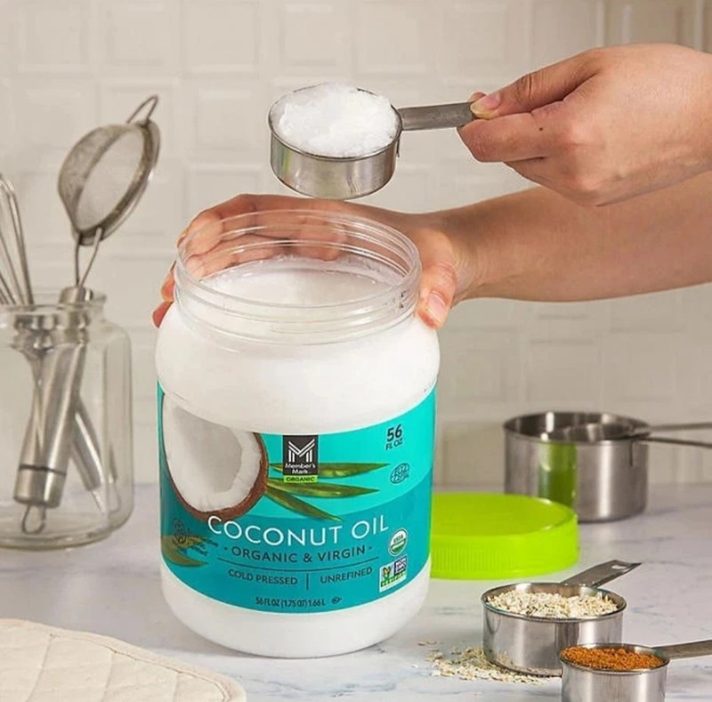 Member's Mark Organic Virgin Coconut Oil 56 Oz HUGE 111 Servings per container gallery