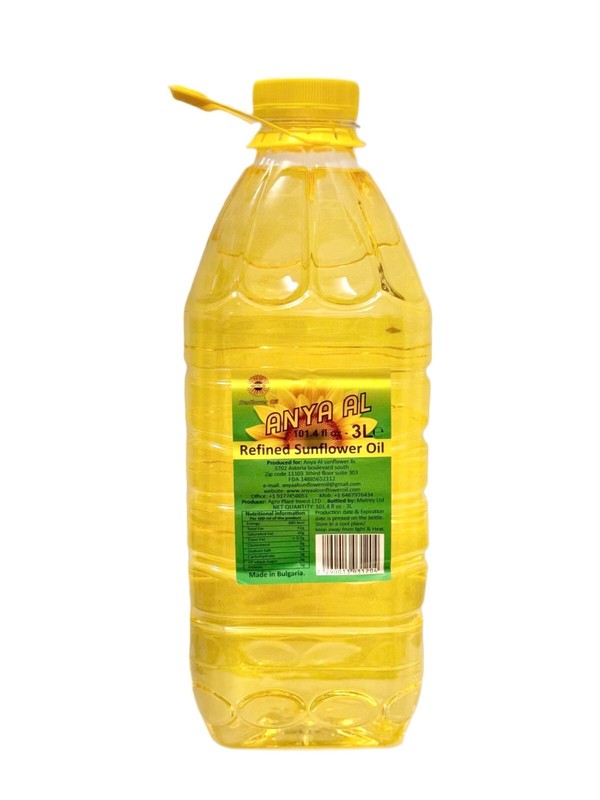 Premium Refined Sunflower Oil – 101.4 fl oz – Healthy Cooking Oil