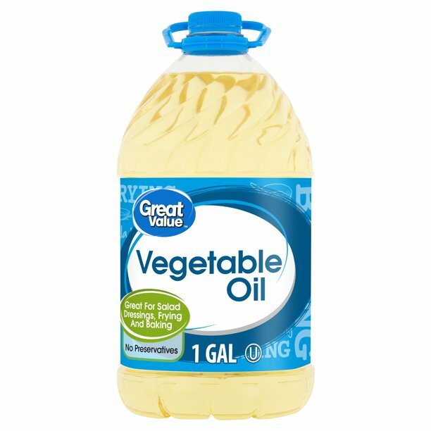 Great Value Vegetable Oil, 1 gal Cooking Fryer No Gluten Free shipping