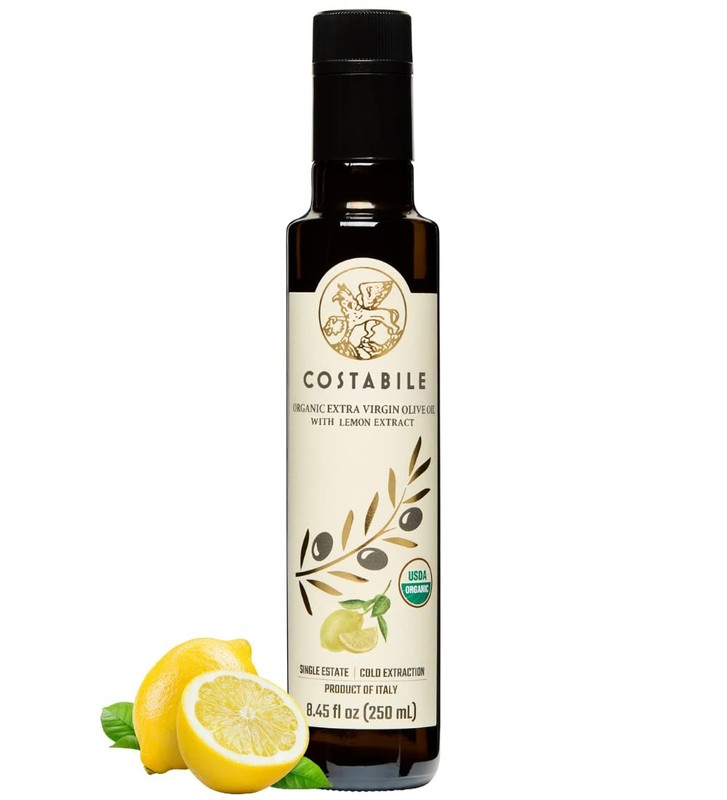 Lemon Olive Oil Extra Virgin from Italy. Organic lemon infused olive oil. Ide…