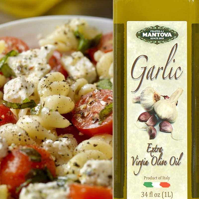 Extra Virgin Olive Oil - Cold-Pressed Garlic Flavor for Salads, Dipping, Cooking gallery