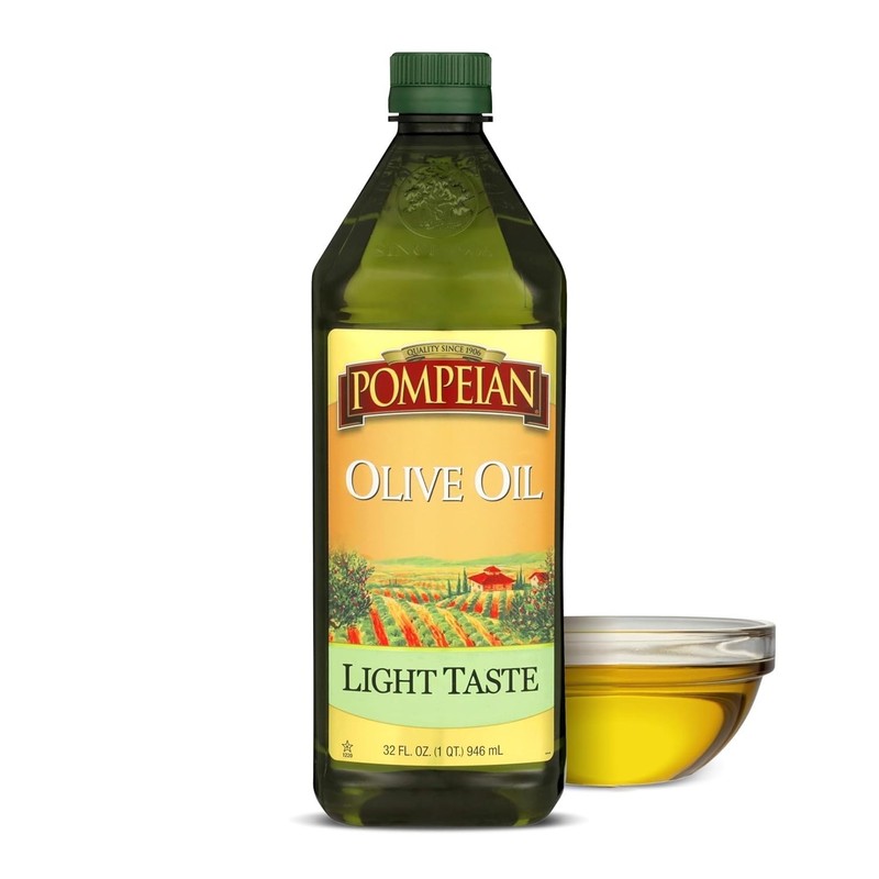 Light Taste Olive Oil, Cold Pressed, 32 Fl Oz – Perfect for High Heat Cooking gallery