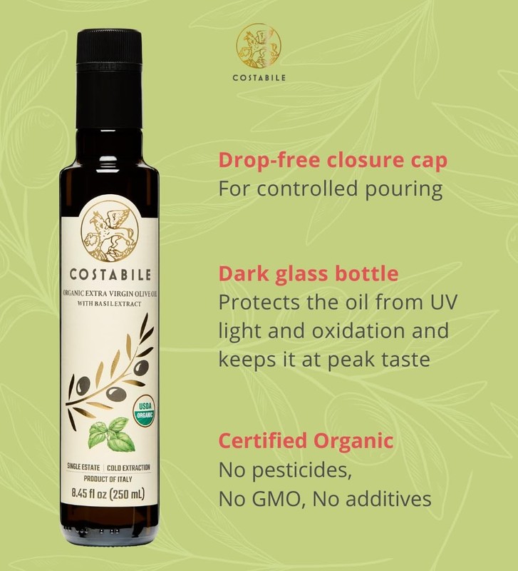 Basil Olive Oil Organic from Puglia, Italy. Basil Infused Extra Virgin Olive ... gallery