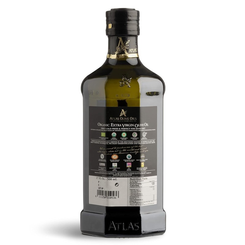 Authentic Atlas Organic Moroccan Olive Oil 500mL gallery