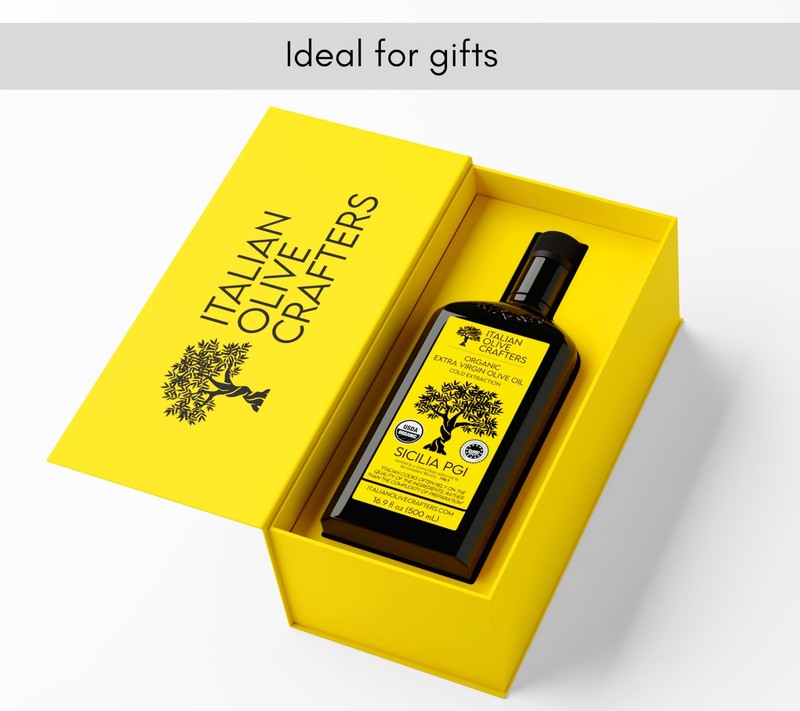 Italian Olive Crafters, Polyphenol Rich Organic Extra Virgin Olive Oil 16.9 floz gallery