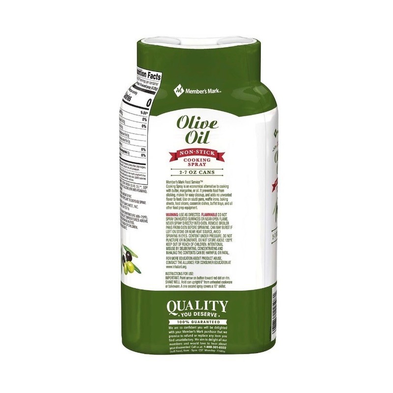 Member’s Mark Olive Oil Cooking Spray 7oz 2 Pack Non Stick Spray gallery