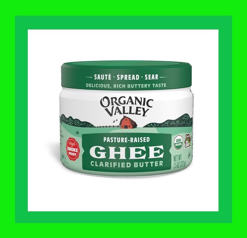 Organic Valley Ghee Clarified Butter 7.5oz NEW SEALED Pasture-Raised