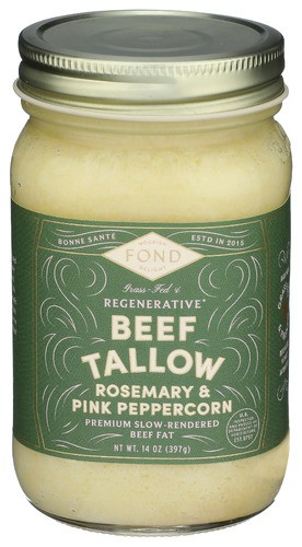 Fond Bone Broth Beef Tallow Rendered Pancetta 14 oz (Pack of 4)