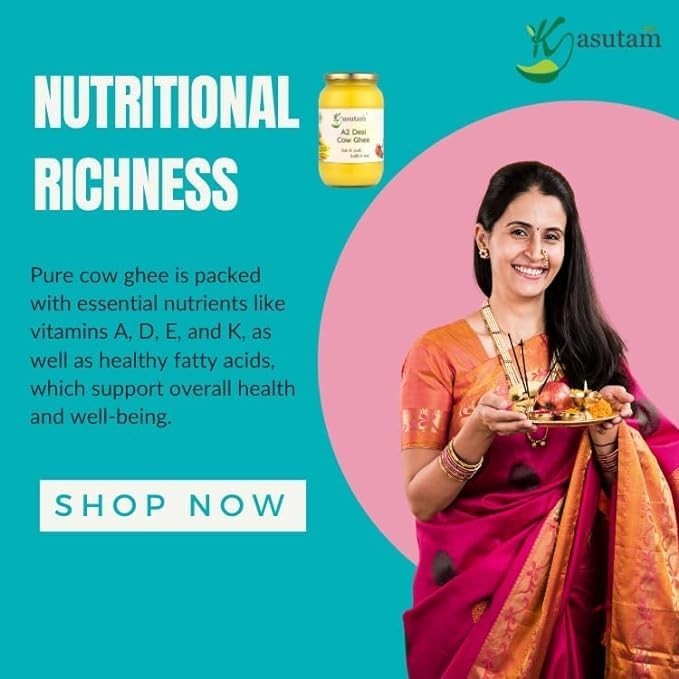 Kasutam A2 Pure Ghee - 5 litre Made By Traditional Vedic Bilona Method gallery
