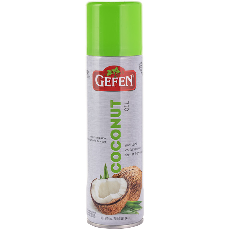 Coconut Oil No-Stick Cooking Spray Lot Of 4 Gefen Net Weight 5 oz Each gallery