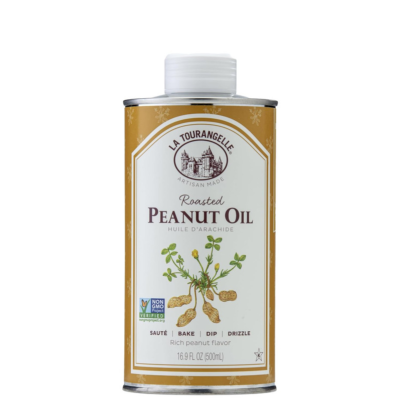 , Roasted Peanut Oil, Slow Roasted Expeller-Pressed for Rich Flavor, Perfect for