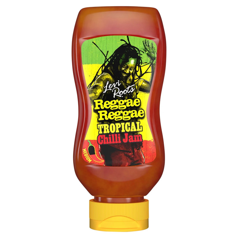 Levi Roots Reggae Tropical Chilli Jam Squeezy Bottle 300g
