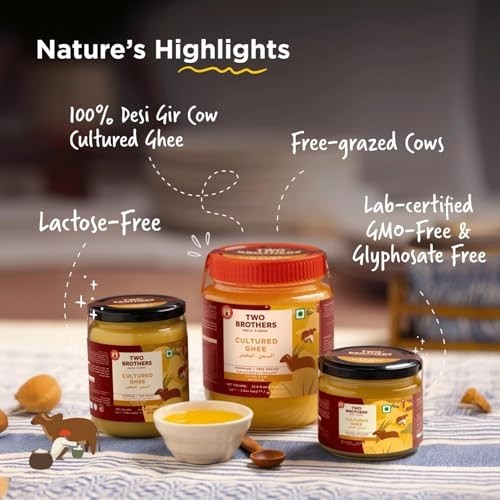 Grass Fed Ghee Butter from Gir Cow - Gut Friendly, Non-GMO, Lactose-Free, Keto - gallery
