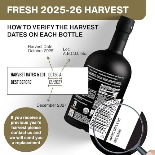 USDA Organic Greek Extra Virgin Olive Oil, Cold Extracted, 16.9oz, Robust Flavor gallery