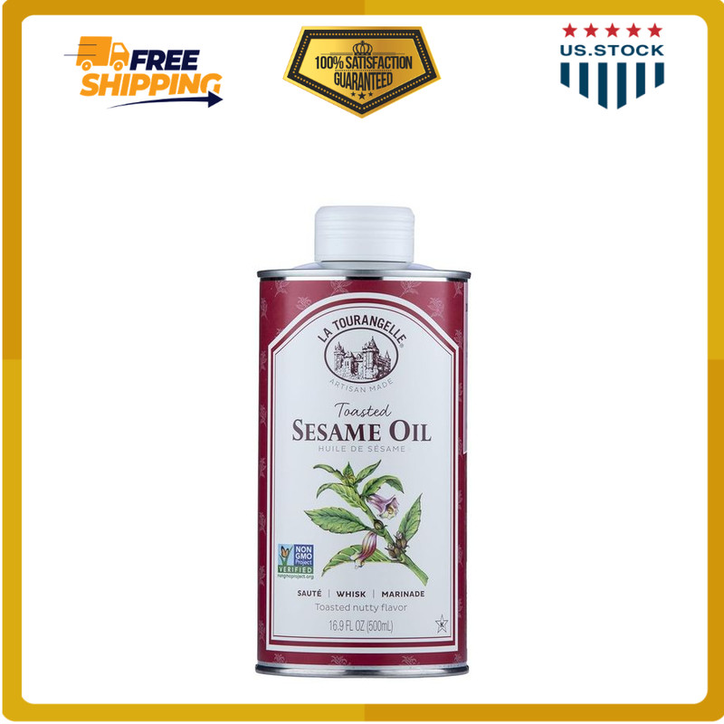 La Tourangelle Toasted Sesame Oil 16.9 oz Cooking Marinade