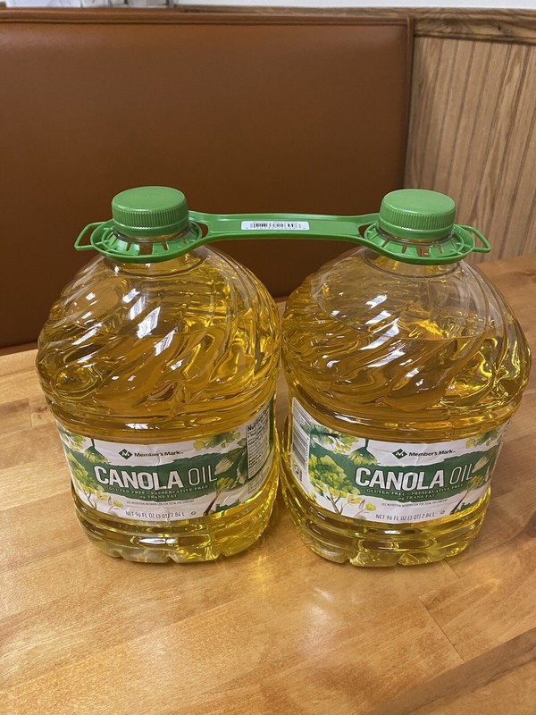 Member’s Mark Canola Oil (3 qt., 2 ct.) ~ Best If Used By 8/31/2024.