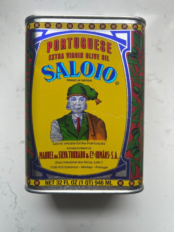Saloio Portuguese Olive Oil – 32oz Extra Virgin Tin