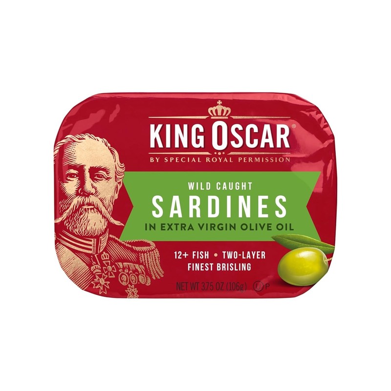 Pack of 12 Wild-Caught Brisling Sardines in Extra Virgin Olive Oil, 3.75 oz gallery