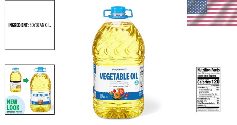 One Gallon Cholesterol-Free Vegetable Oil in 128 Fl Oz for All Your Cooking gallery